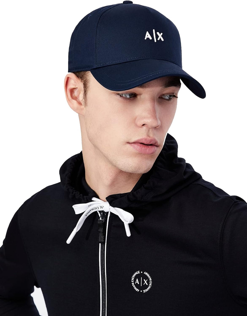 ON THE GO ARMANI EXCHANGE BASEBALL CAP