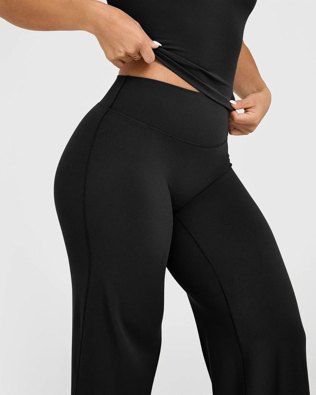 Yoga Pants Women High Waist Stretch Casual Soft Straight Leg Bottoms