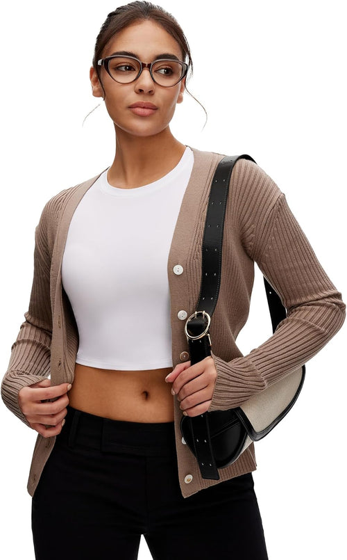 Crop Tops for Woman - Slim Fit Short Sleeve Crew Neck Cropped T Shirt, Basic Women'S Crop Tee Casual Wear and Workout